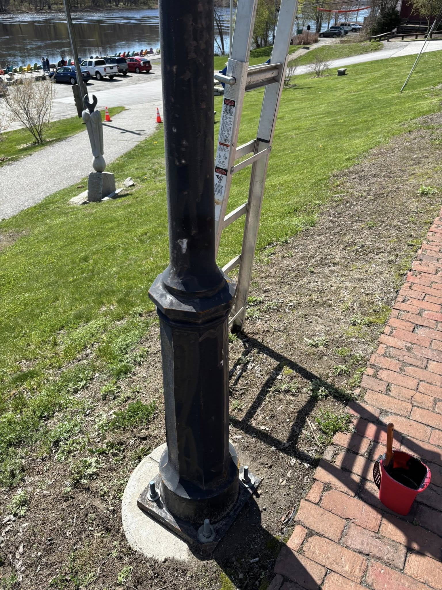 Lamp base before painting