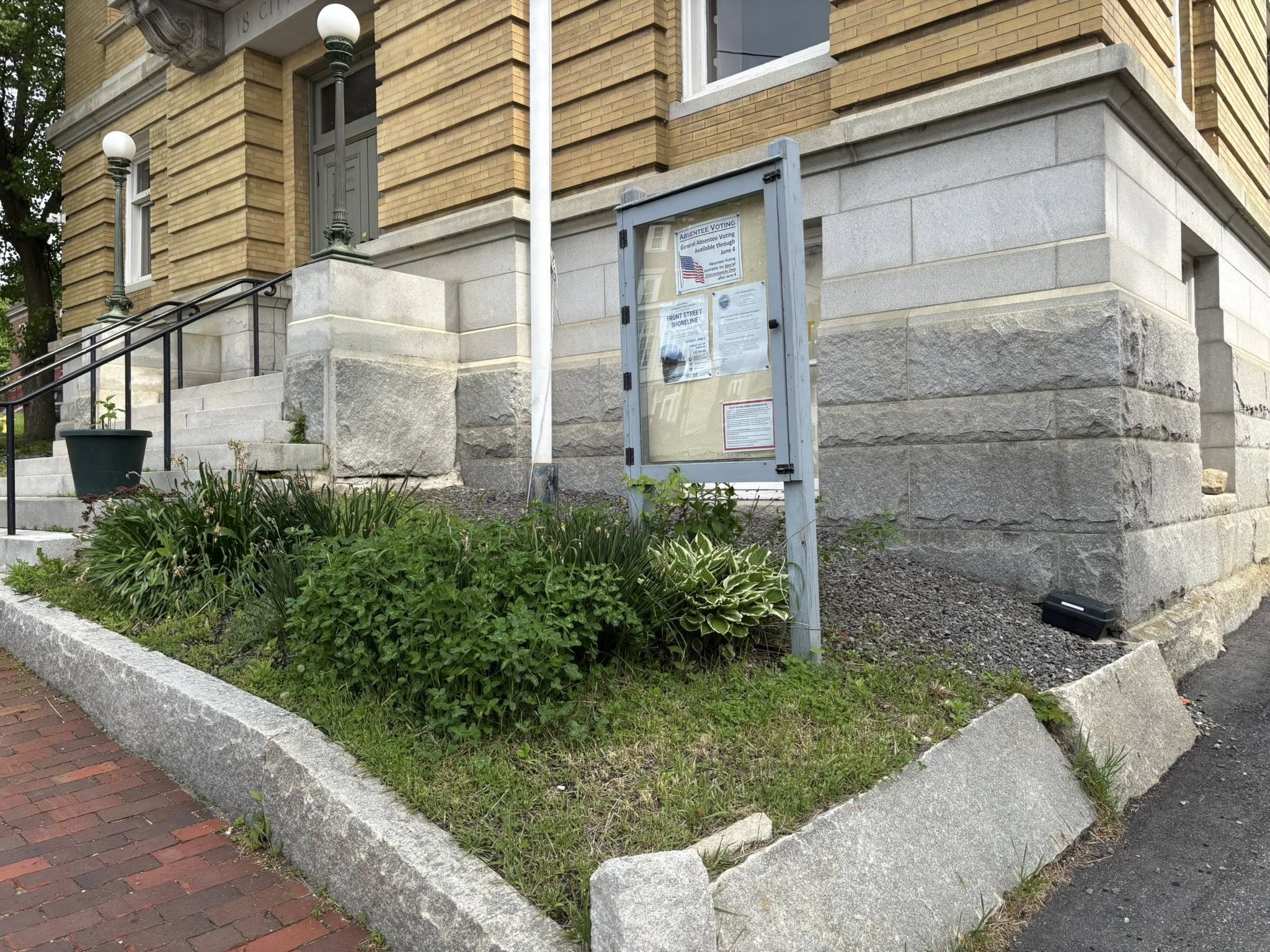 City Hall - flpwers coming